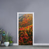 Autumn Mountain Print Door Sticker