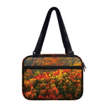 Autumn Mountain Print Double Strap Bible Bag