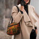 Autumn Mountain Print Double Strap Bible Bag