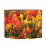 Autumn Mountain Print Drum Lamp Shade