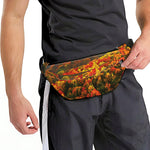 Autumn Mountain Print Fanny Pack