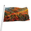 Autumn Mountain Print Flag