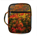 Autumn Mountain Print Front Pocket Bible Bag
