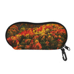 Autumn Mountain Print Glasses Case
