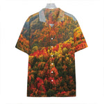 Autumn Mountain Print Hawaiian Shirt