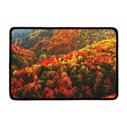 Autumn Mountain Print Kitchen Mat