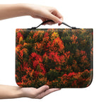 Autumn Mountain Print Leather Bible Cover