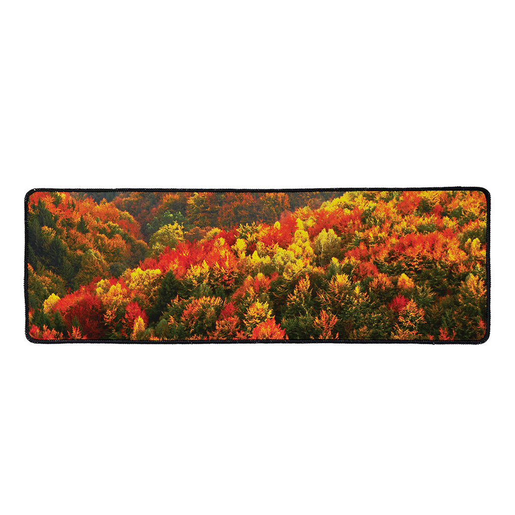 Autumn Mountain Print Long Kitchen Mat