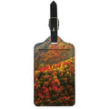 Autumn Mountain Print Luggage Tag