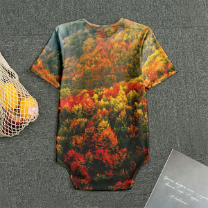 Autumn Mountain Print Men's Bodysuit