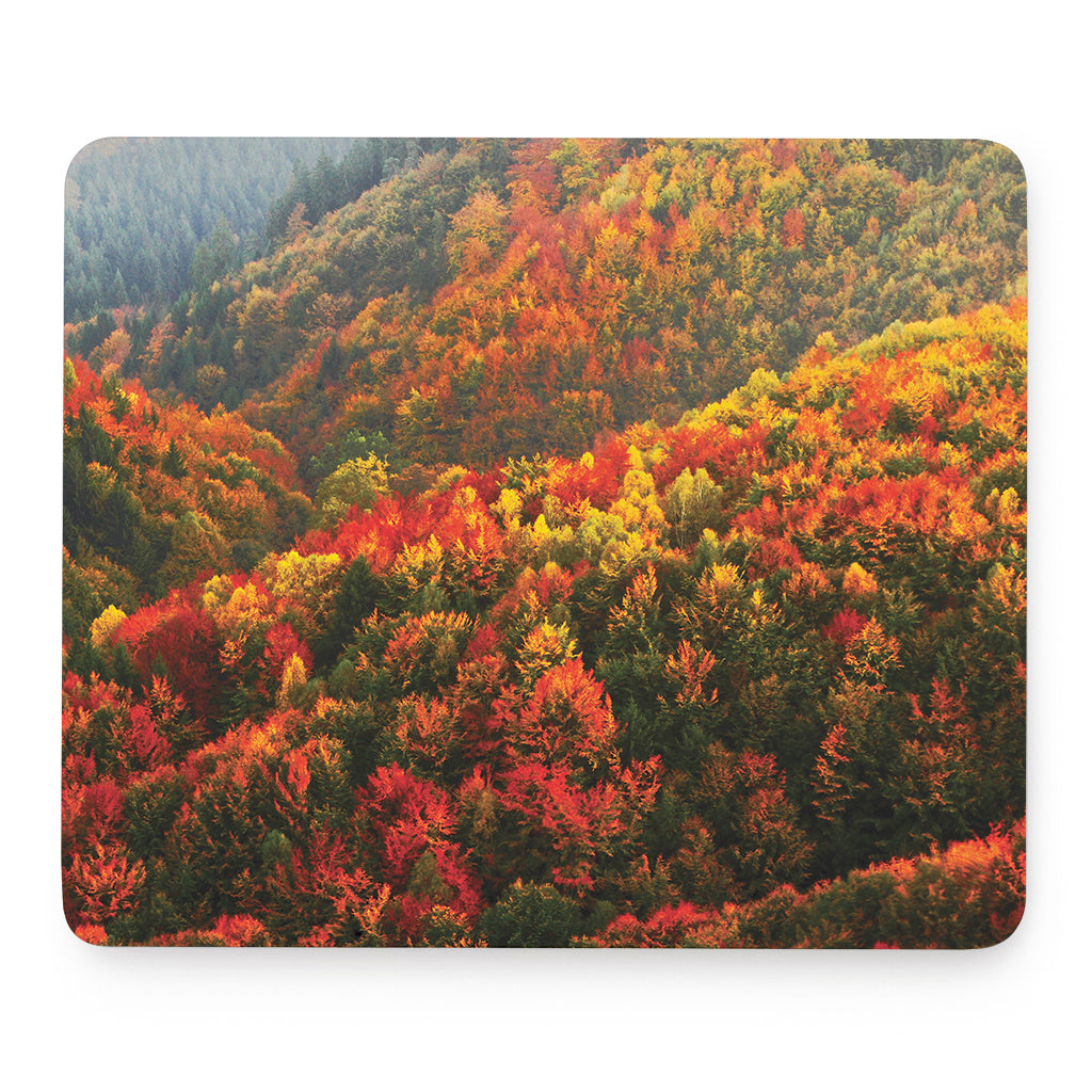 Autumn Mountain Print Mouse Pad