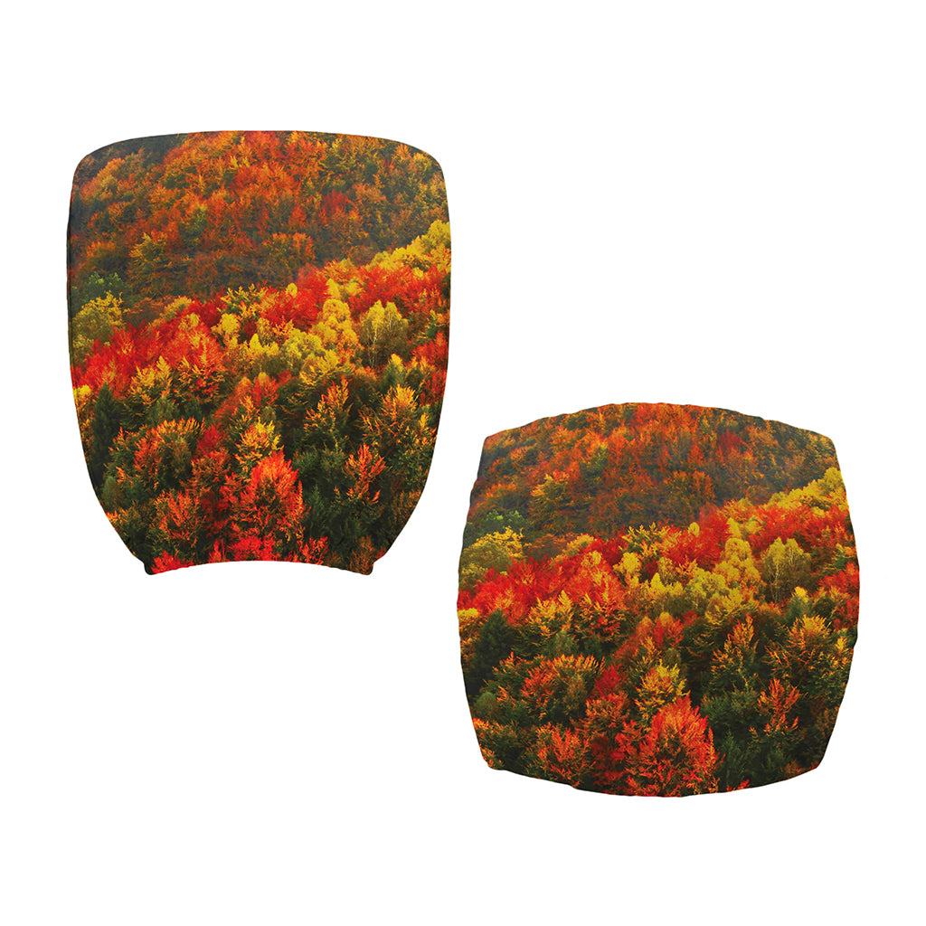 Autumn Mountain Print Office Chair Cover