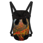 Autumn Mountain Print Pet Carrier Backpack