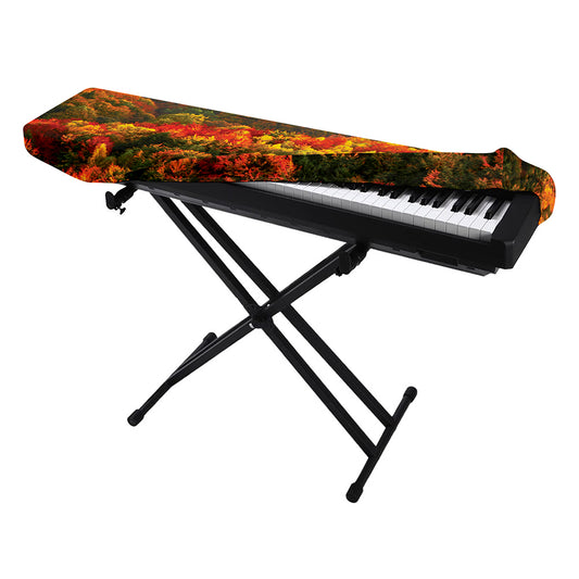 Autumn Mountain Print Piano Keyboard Cover