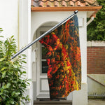 Autumn Mountain Print Polyester Flag