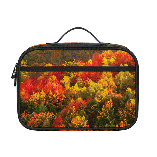 Autumn Mountain Print Portable Lunch Bag