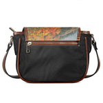 Autumn Mountain Print Saddle Bag