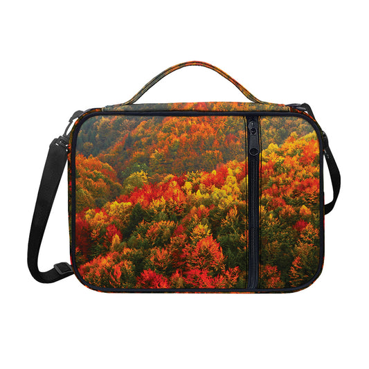 Autumn Mountain Print Shoulder Strap Bible Bag