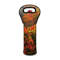 Autumn Mountain Print Single Neoprene Wine Tote