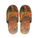 Autumn Mountain Print Slippers