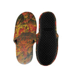 Autumn Mountain Print Slippers