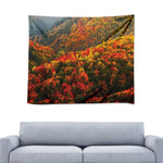 Autumn Mountain Print Tapestry