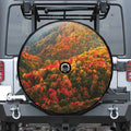 Autumn Mountain Print Tire Cover With Camera Hole