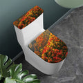 Autumn Mountain Print Toilet Lid And Tank Cover Set