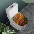 Autumn Mountain Print Toilet Lid Cover