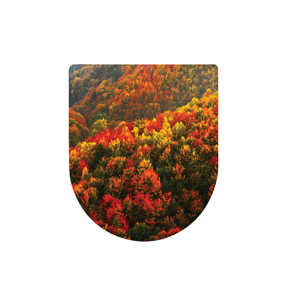 Autumn Mountain Print Toilet Lid Cover