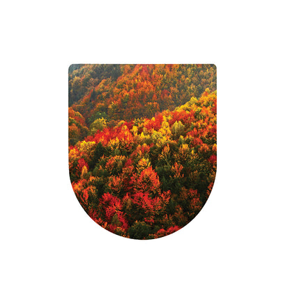 Autumn Mountain Print Toilet Lid Cover