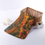 Autumn Mountain Print Towel