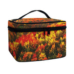 Autumn Mountain Print Travel Makeup Bag