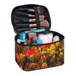 Autumn Mountain Print Travel Makeup Bag