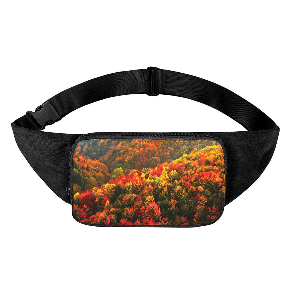 Autumn Mountain Print Waist Bag