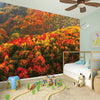 Autumn Mountain Print Wall Sticker