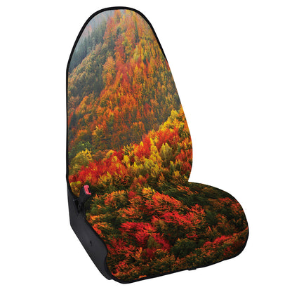 Autumn Mountain Print Waterproof Car Seat Cover