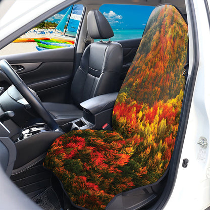 Autumn Mountain Print Waterproof Car Seat Cover