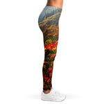 Autumn Mountain Print Women's Leggings