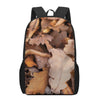 Autumn Oak leaf Print 17 Inch Backpack