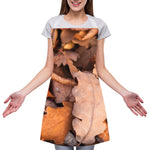 Autumn Oak leaf Print Adjustable Apron