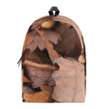 Autumn Oak leaf Print School Backpack
