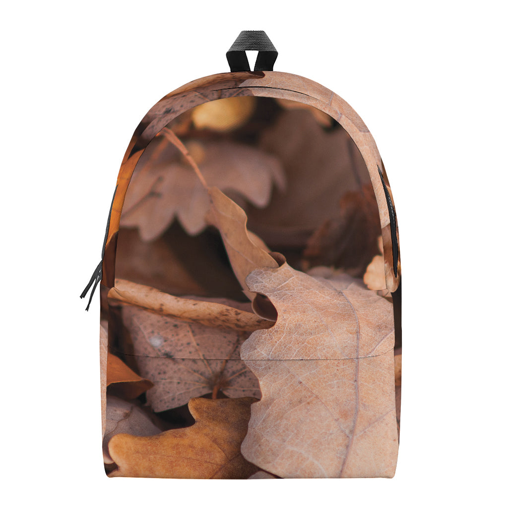 Autumn Oak leaf Print Backpack