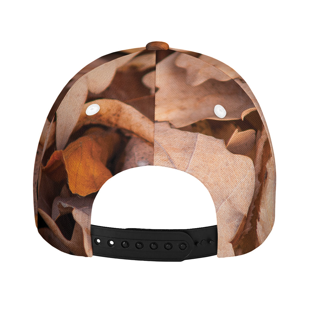 Autumn Oak leaf Print Baseball Cap