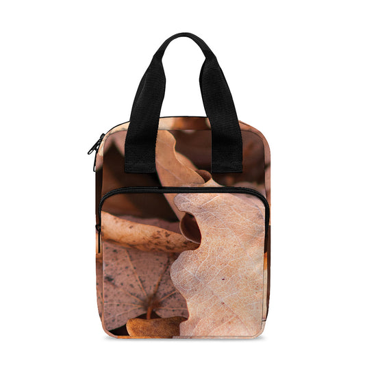 Autumn Oak leaf Print Bible Tote Bag