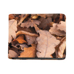 Autumn Oak leaf Print Bifold Wallet