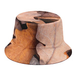 Autumn Oak leaf Print Bucket Hat