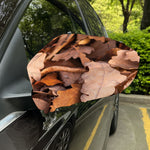 Autumn Oak leaf Print Car Side Mirror Covers