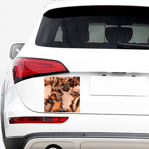 Autumn Oak leaf Print Car Sticker