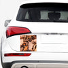 Autumn Oak leaf Print Car Sticker